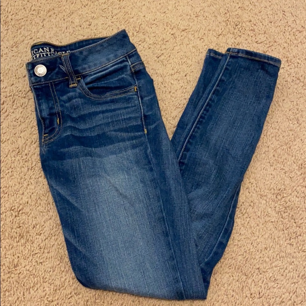 american eagle super stretch jeggings
